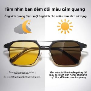 JIFANPAUL | Day & Night Use Night Vision Myopia Transition Sunglasses Anti-Glare Driving Glasses