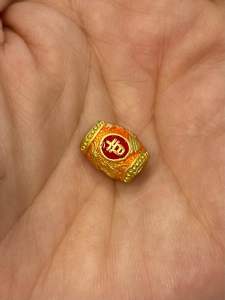 Charm Nepal Tây Tạng nhà Phật in chú Ommani làm vòng handmade mã DS23