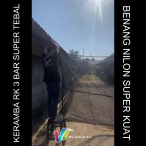 ANZ Keramba Ikan - Keramba ikan hapa keramba ikan lele waring jaring RK 3 bar anti geser siap pakai ukuran 5x4x2