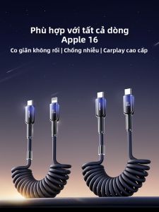 joyroom | CarPlay Stretchable Fast Charging Cable For Apple