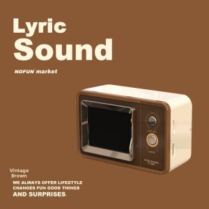 WUQUGONGSHE | Retro Creative Surprise Lyrics Speaker