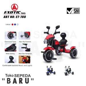 TB - Sepeda Roda 3 Tricycle EXOTIC ET 708