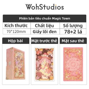 WohStudios | Bộ Bài Tarot Waite Phong Cách Chữa Lành Dễ Thương 78 Lá