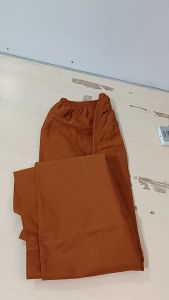 เสื้อ ผ้าพระ กางเกงขายาว พระ เณร เอวยืด กางเกง ขายาว ผ้าซัลฟลอไรท์ สังฆภัณฑ์ (ร้านเพื่อนบุญ)