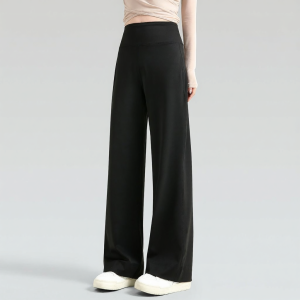 Umay(佑美) | Loose Fitting Slim High Waist Straight Legged Yoga Pants