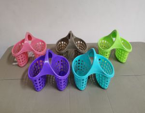 Uniglobal Knitted Design Caddy Shower Bathroom Multipurpose Utility Basket#123