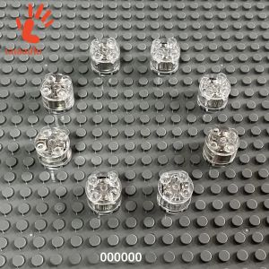 ใหม่ 1/2/5pcs MOC 8 สี 2x2 Dot ไฟ LED แบตเตอรี่อุปกรณ์เสริมอิฐคลาสสิกการศึกษา Light-Emitting อาคารบล็อกเด็ก