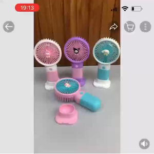 Fuyi USB Mini Fan Portable Handheld Electric Rechargeable Student Desktop Fan Mobile Phone Holder