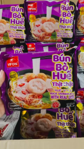 Thùng 20 Gói Bún Bò Huế Thịt Thật VIFON x 90g (Có Gói Thịt Thật) - VF138T