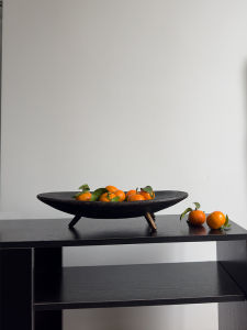 Wabi Sabi Style Wooden Fruit Tray For Home And B&B Decoration