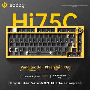 LEOBOG | Tri-Mode Wireless Customizable Aluminum Mechanical Keyboard