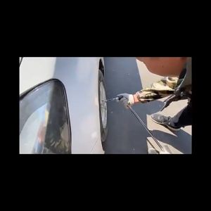 24 inch Flexible Handle Rubber Handle Comfortable Grip 1/2-in Socket Drive Breaker Bar Wrench Spanner 180 Head Rotation