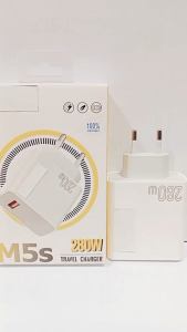 Batok Adapter Kepala Casan HP For PC M5S 280W Fasr Charger Support Fat Charging Batok Adaptor