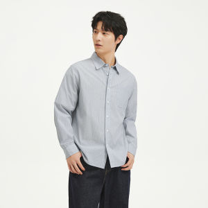 Hotwind | Mens Long Sleeve Stripe Business Casual Shirt