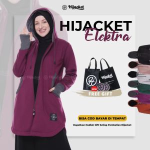 JAKET HIJACKET ELEKTRA JAKET WANITA SYARI PAKAIAN MUSLIMAH TRENDY