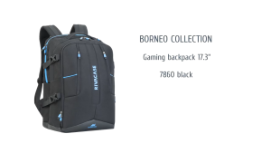 7860 - Rivacase Eco Gaming Backpack 17.3" (Black)