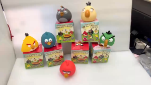 Đồ chơi mô hình chim Ang-ry Bird (không giao kèm pin) nếu dùng pin làm đèn ngủ trang trí chớp đổi màu. Có 6 mẫu. JM99