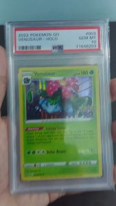 PSA 10 Venusaur #003 HOLO LOW POPULATION Pokemon Go English (2022) - Pokemon Card GRADED