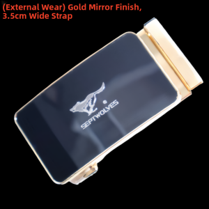 High-End Business Automatic Buckle Mens Belt Buckle Head Sold Separately with Wide 3.5CM Belt Luxury Leather Accessory