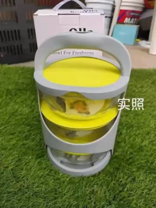 K6675 奥拉玻璃保鲜碗套装 Aura glass bowl set