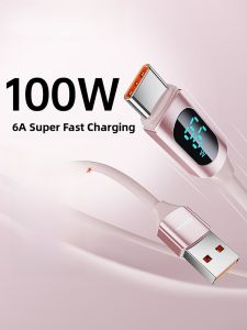 Toocki | Cáp dữ liệu Type-C Toocki Super Fast Charge PD Car Charger Line Android Huawei Oppo Xiaomi Vivo Tablet iPad USB-C Cáp điện thoại di động