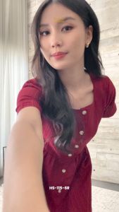 FOREVER SWEET Dress Midi Baby Crush Setelan Wanita