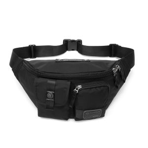 spaceman | Spaman Mens Oxford Cloth Crossbody Bag With Multiple Compartments Fashionable Waist Bag Casual Shoulder Bag For Men