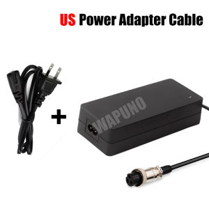 54.6V 2A Lithium Battery Charger GX16-3 Pin Connector for 48V ZERO VSETT Kaabo Speedway Kugoo Electric Vehicle EU US Plug