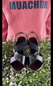 Size 35-40 Women's Summer Korean Style Peep Toe High Heel Sandals Fashion Thick Heel Roman Shoes