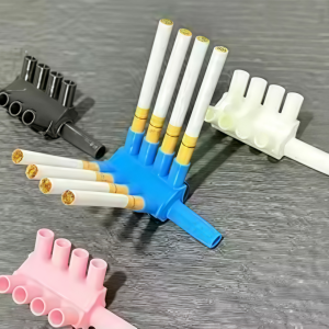 ที่ใส่บุหรี่แบบ 8 ช่องพร้อมไส้กรองแบบถอดได้ อุปกรณ์เสริมสำหรับบุหรี่พลาสติกแบบใช้ซ้ำได้ อุปกรณ์สูบบุหรี่เท่ๆ สำหรับผู้ชาย ทำความสะอาดง่าย เหมาะสำหรับงานปาร์ตี้