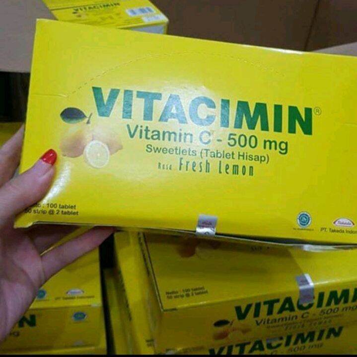 Vitacimin 1 Box Isi 100 Pcs Lazada Indonesia