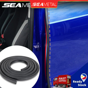 SEAMETAL Car Sealing Strip 2 Meters U Shape Seal Strips Edge Protector Rubber Sticker Dustproof Noise Insulation