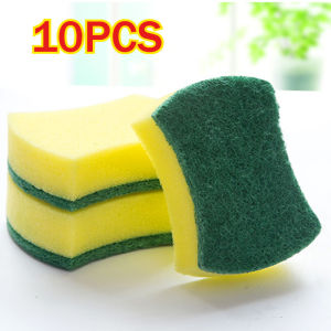 Highly absorbent double-sided sponge magic cleaning pot rust sponge cleaning brush kitchen grease cleaning tool