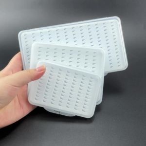 1Pcs Transparent Fly Fishing Box Dry & Wet Nymph Flies Organizer Box S/M/L 3 Sizes For Lake River Trout Bass Outdoor Fishing