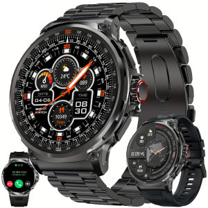 Đồng Hồ Thông Minh Ngoài Trời Mới 2025 Màn Hình HD 1.85 Inch Thiết Bị Theo Dõi Thể Dục Theo Dõi Giấc Ngủ Chức Năng Gọi Điện Bluetooth 5.2 Nhiều Chế Độ Thể Thao Dành Cho Người Lớn