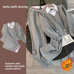 LIANGYILAILIN | Fashionable Two-Piece Sportswear Set with Hoodie and Wide Leg Pants