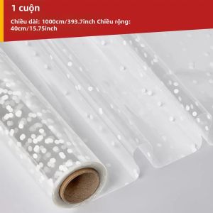 1 Cuộn Giấy Bao Bì Cellophane Trong Suốt Cho Đồ Thủ Công DIY Gói Quà Đồ Ăn Nhẹ & Hoa Đồ Dùng Cho Đám Cưới Chiều Rộng 15Cm