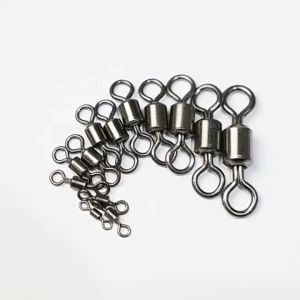 COD 100 Pcs Kili Kili Swivel JYJ Konektor Umpan Kail Pancing No.5 Murah Kekuatan Tahan Hingga 22 Kg