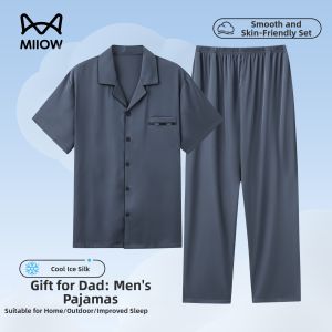 MiiOW | Ice Silk Summer New Mens Sleepwear