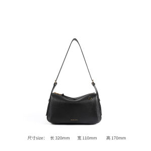 Togo Long Termism Soft Leather Pillow Bag Single Shoulder Crossbody Commuter Tote Bag Casual British Style Womens Bag