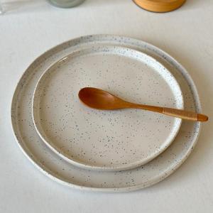 Ink Splashing High-End Ceramic Plate Nordic Style Salad Plate Restaurant Steak Plate Irregular Shape Home Use Dining Utensils