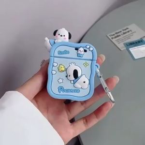Silikon Lucu Case AirPods PRO 1 2 Gen 1 2 3 3D Stella Lou Kuromi Motif Starbucks Disney Super Hero Iron Man Karakter Keren Kaws Kartun Silicone Earpods Inpods Earphone Softcase Pouch Cover Sarung