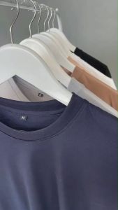 เสื้อยืดสีพื้น คอกลม แขนสั้น (ROUND NECK) ใส่สบาย ไม่หด แห้งเร็ว (สินค้าพร้อมส่ง)