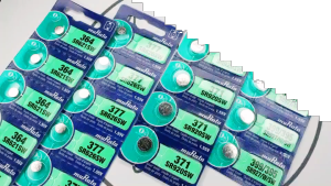 (ยกแผง 5ก้อน) ถ่านกระดุม Sony / Murata SR621SWSR626SWSR920SWSR927SW Silver 1.55V made in Japan