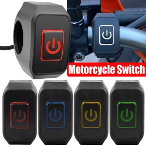 สวิตช์ไฟหน้ารถมอเตอร์ไซค์สวิตช์ ควบคุมแบบปรับแต่งฮอร์นปุ่ม สีแดง-สีเหลือง-สีขาว-สีฟ้า-สีเขียว พร้อมไฟLED สำหรับหน้าที่ใหญ่ ราคาถูกต้อง