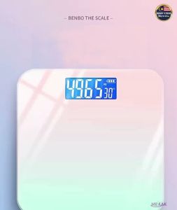 USB Digital Body Weight Scale Electronic Bathroom Glass High Accuracy Weight Scale Penimbang Berat Badan USB Skala 电子秤
