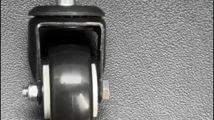 (Per Plece) Office Chair Caster Wheels Mute Double Shafts Light Flat Bottom Swivel Trolley Wheels