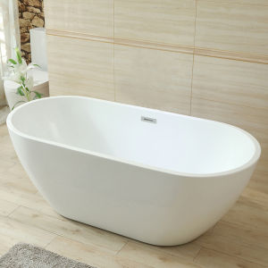 European Style Acrylic Bathtub Seamless Thin Edge Insulation Independent Home Use Small Apartment Size 1.4-1.7 Meters