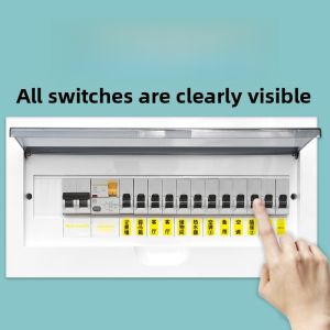 Home Use Switch Label Stickers Light Switch Tags Electric Meter Box Labels Circuit Breaker High Voltage Empty Box Distribution Stickers