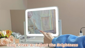 LED [สีขาว] Makeup Mirror กระจกแต่งหน้า ไฟ 3 สี